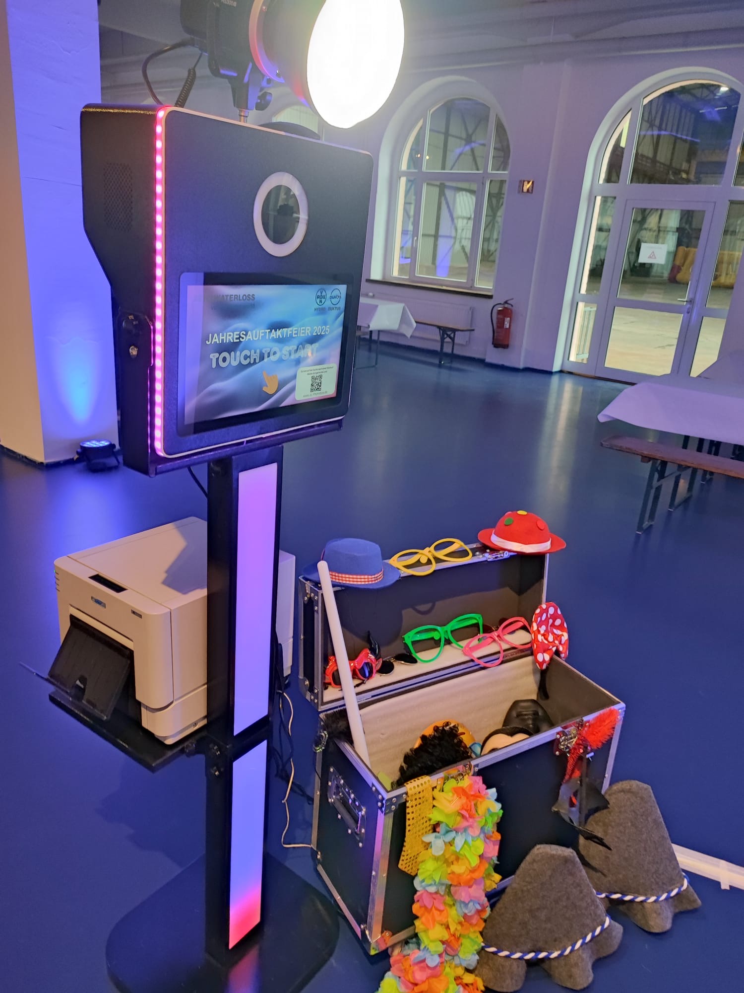 Premium Fotobox mit Drucker der Fotobox Mittelhessen